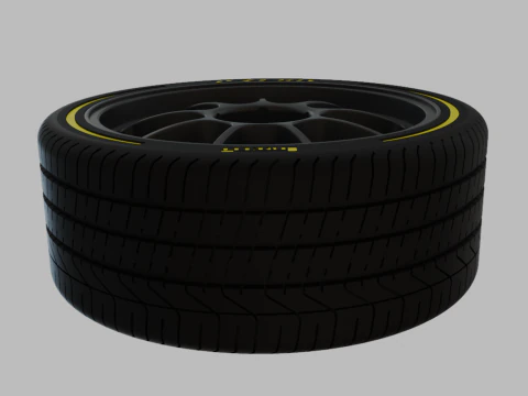 Miniature Konig Neoform Rim - Tire Rim 3D Print Model
