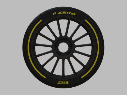 Miniature Konig - Rennform Rim Tire 3D Print Model