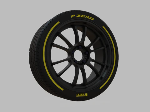 Miniature Konig - Hypergram Rim Tire - 3D Print - No Textures 3D Print Model