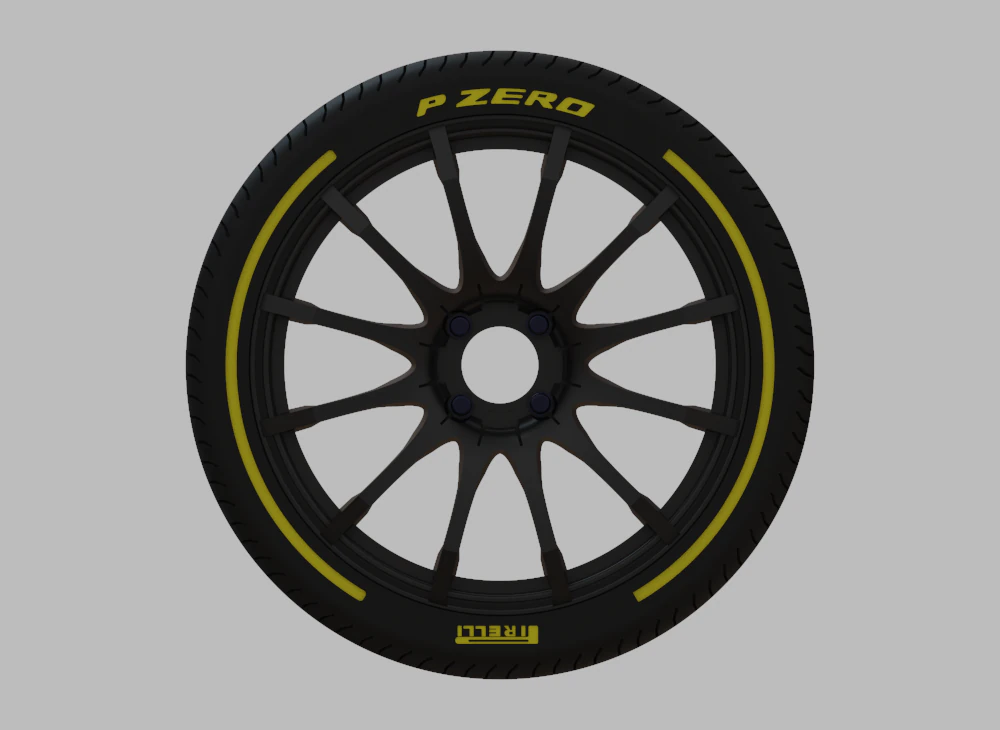 Miniature Konig - Dial-in Rim Tire - 3D Print - No Textures 3D Print Model .c4d .max .obj .3ds .fbx .stl .blend 