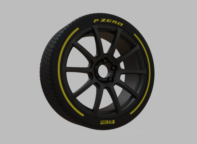 Miniature Konig - Runlite Rim Tire - 3D Print - No Textures 3D 打印模型 .c4d .max .obj .3ds .fbx .stl .blend 
