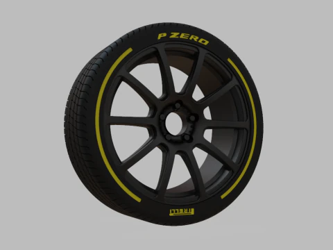Miniature Konig - Runlite Rim Tire - 3D Print - No Textures 3D Print Model