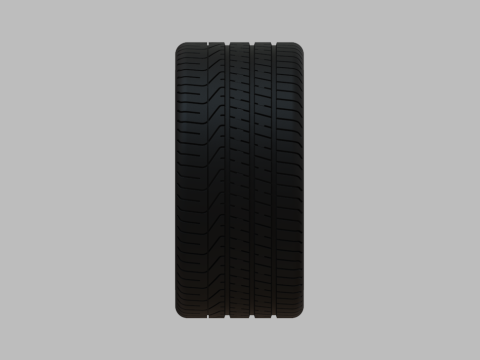Miniature Enkei PF09 Rim Tire - 3D Print - No Textures 3D प्रिंट मॉडल