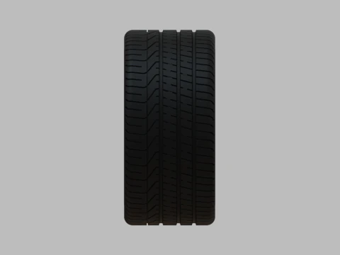 Miniature Enkei PF09 Rim Tire - 3D Print - No Textures 3D Print Model
