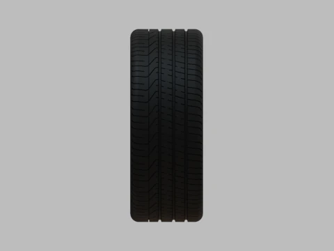 Miniature Enkei RS05RR Rim Tire - 3D Print - No Textures 3D Print Model