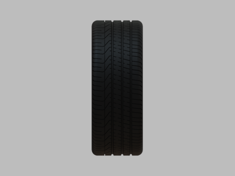 Miniature Enkei PF01SS Rim Tire - 3D Print - No Textures 3D Print Model
