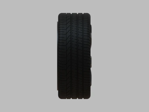Miniature Enkei PF07 Rim Tire - 3D Print - No Textures 3D Print Model