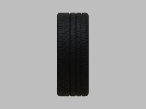 Miniature Enkei TMS Rim Tire - 3D Print - No Textures 3D Print Model