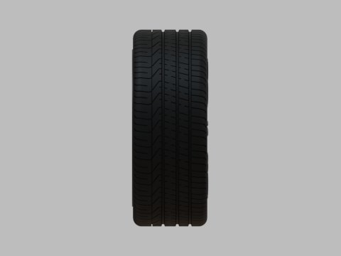Miniature Enkei YS5 Rim Tire - 3D Print - No Textures 3D Принт Модель
