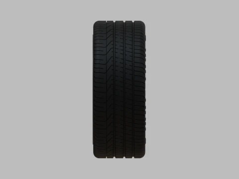 Miniature Enkei Commander Rim Tire - 3D Print - No Textures 3D Print Model