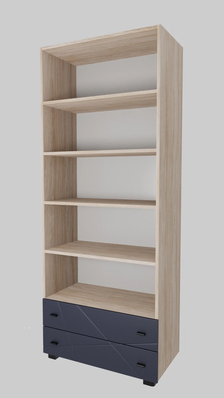 Open shelving 3D Model .c4d .max .obj .3ds .fbx .stl .blend 