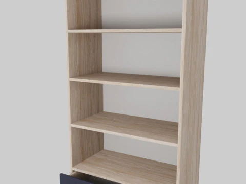Open shelving 3D Model