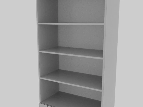 Open shelving 3D Model