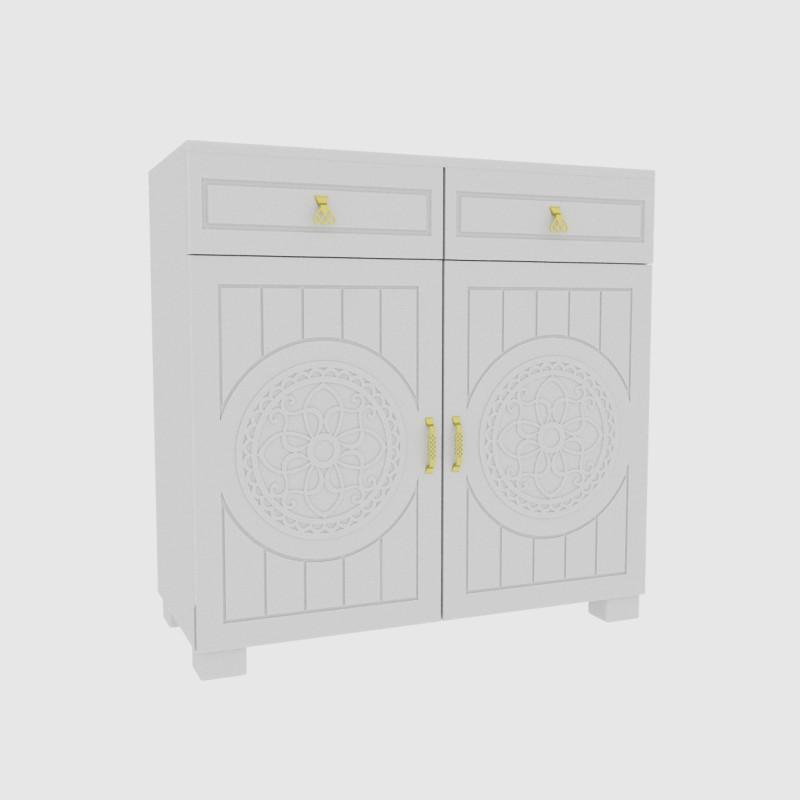 Combination nightstand 3D Model .c4d .max .obj .3ds .fbx .stl .blend 