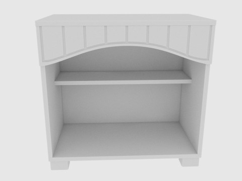 Combination nightstand Modello 3D