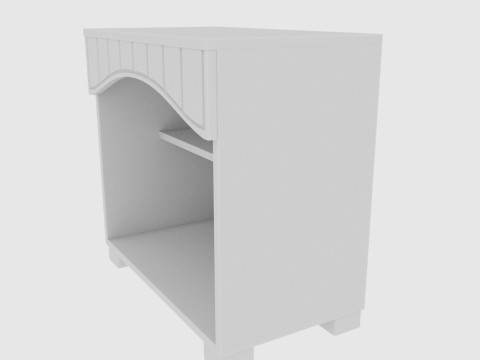 Combination nightstand 3D-Modell