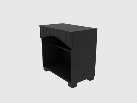 Mesa de cabeceira combinada Modelo 3D