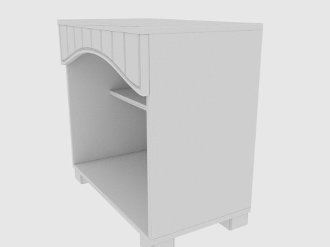 Combination nightstand 3D Model