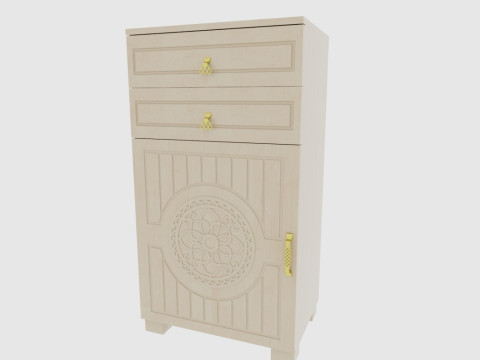 Combination nightstand 3D मॉडल
