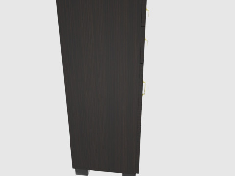 Combination nightstand Modello 3D