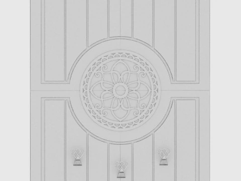 Mesa de cabeceira combinada Modelo 3D