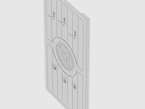 Combination nightstand 3D Model