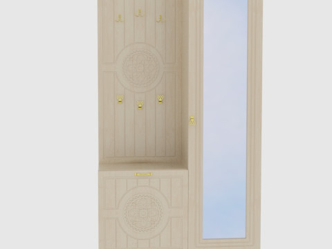 Combined wardrobe 3D 模型