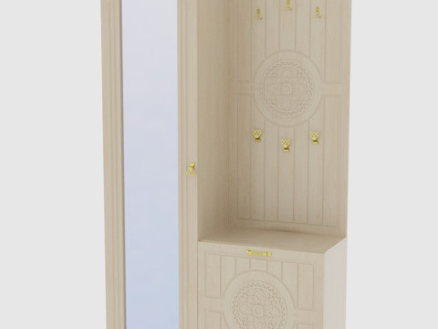 Combined wardrobe 3D 模型