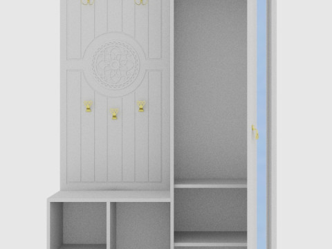 Combined wardrobe 3D 模型
