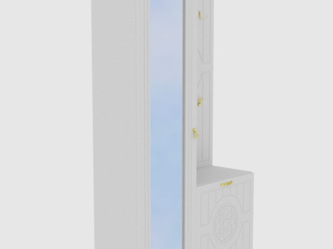 Combined wardrobe 3D 模型