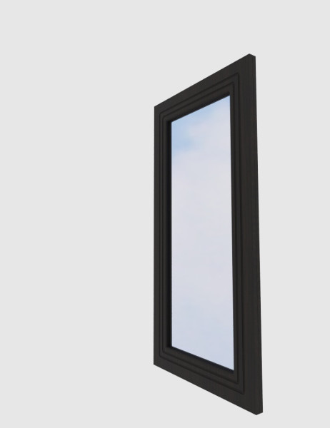 Wall mirror 3D Модель .c4d .max .obj .3ds .fbx .stl .blend 