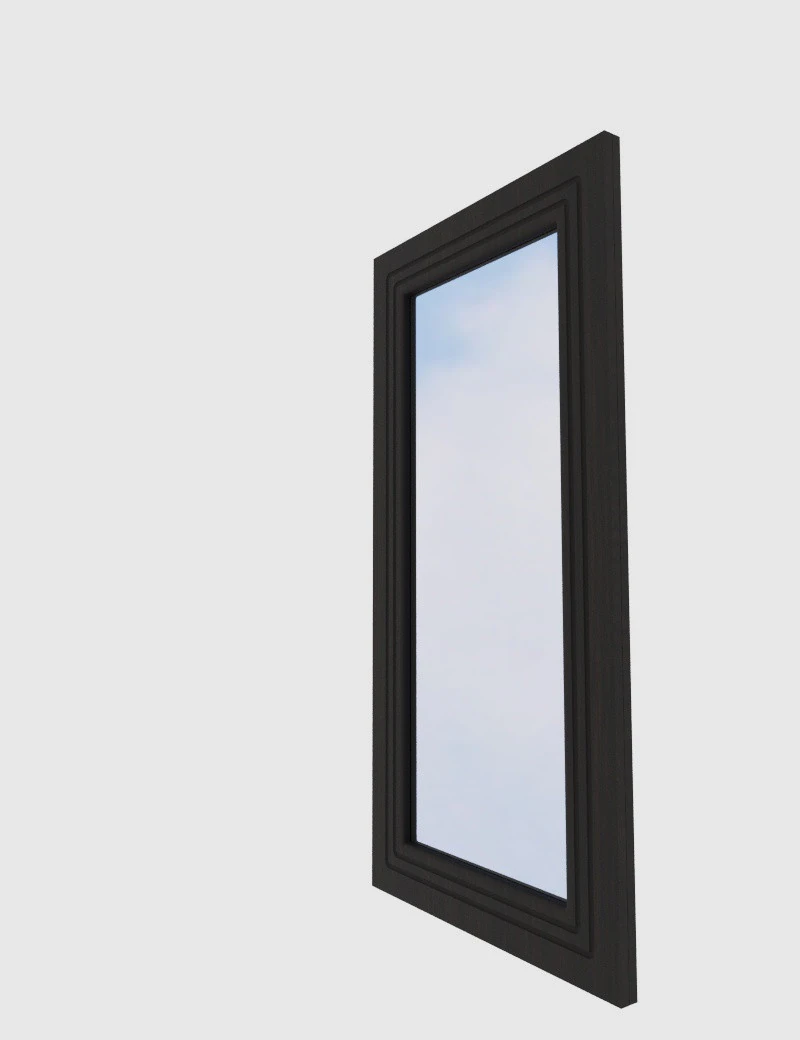 Wall mirror 3D Model .c4d .max .obj .3ds .fbx .stl .blend 