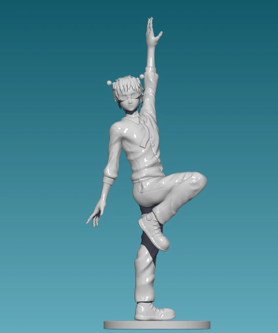 Saiki Kusuo from The Disastrous Life of Saiki Kusuo 3D Print Model .c4d .max .obj .3ds .fbx .stl .blend 