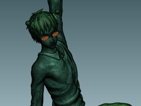 Saiki Kusuo from The Disastrous Life of Saiki Kusuo Modèles 3D en vedette