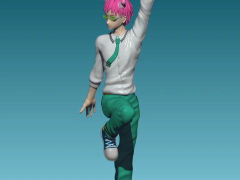 Saiki Kusuo from The Disastrous Life of Saiki Kusuo 3D Print Model