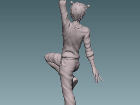 Saiki Kusuo from The Disastrous Life of Saiki Kusuo Modèles 3D en vedette