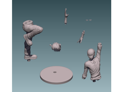 Saiki Kusuo from The Disastrous Life of Saiki Kusuo Modèles 3D en vedette