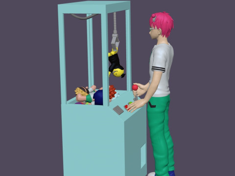 Anime Character Model Psionic Saiki Kusumi 3D-Druckmodell