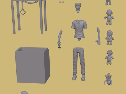 Anime Character Model Psionic Saiki Kusumi 3D-Druckmodell