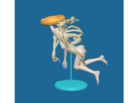 Anime Character Model Chobits Modèles 3D en vedette