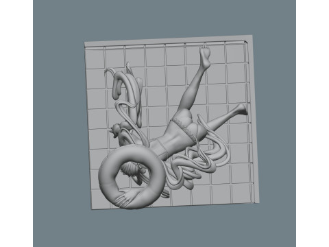 Anime Character Model Chobits Modèles 3D en vedette
