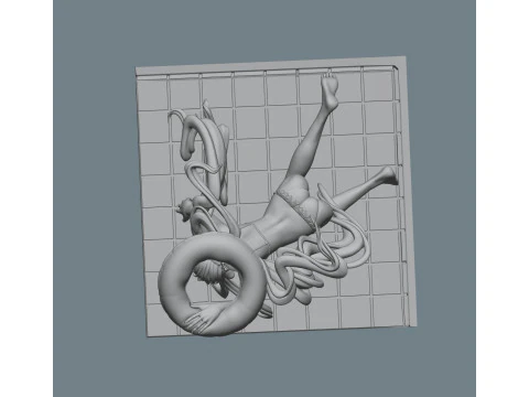 Anime Character Model Chobits 3D Print Model