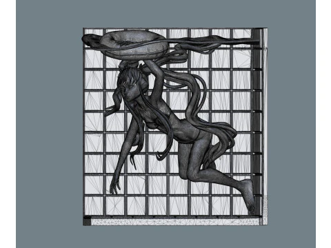 Anime Character Model Chobits 3D Print Model