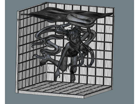 Anime Character Model Chobits 3D Print Model