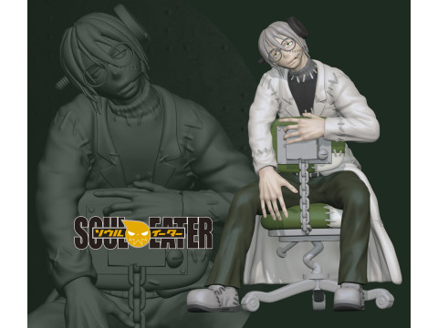 Anime Soul Eater Franken Stein 3D Print Model