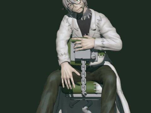 Anime 噬魂师弗兰肯斯坦 3D 打印模型