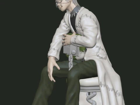 Anime 噬魂师弗兰肯斯坦 3D 打印模型