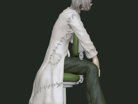 Anime 噬魂师弗兰肯斯坦 3D 打印模型
