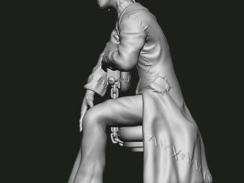 Anime 噬魂师弗兰肯斯坦 3D 打印模型