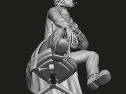 Anime 噬魂师弗兰肯斯坦 3D 打印模型